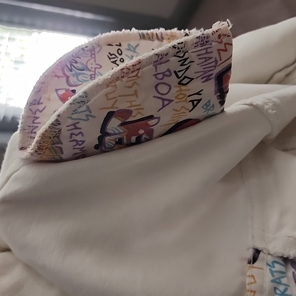 Vintage LA Gear White Denim Cropped Jacket - Picture 12 of 12